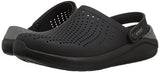Crocs Men's and Women's LiteRide Clog, Casual Athletic Shoe with Extraordinary Comfort Technology, Black/Slate Grey, 8 US Women / 6 US Men