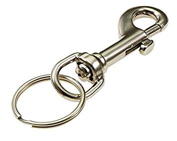 Llavero de perno lucky line de 2-1/8" niquelado, Lucky line