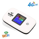 KuWFi 4G LTE Mobile WiFi Hotspot Unlocked Wireless Internet Router Devices with SIM Card Slot for Travel Support B1/B3/B5/B7/B8/B20 in Europe Caribbean South America Africa