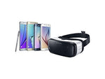 Samsung Gear VR Virtual Reality Console Headset (USA Version) with Samsung Gear VR Controller All In One Bundle For Galaxy S7, Galaxy S7 edge, Galaxy Note5, S6 edge+, S6 and S6 edge