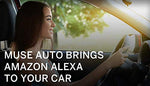 Muse Auto (2nd Gen): Alexa-Enabled Voice Assistant for Cars with Hands-Free Music, Audiobooks, Navigation and 2-Port USB Car Charger