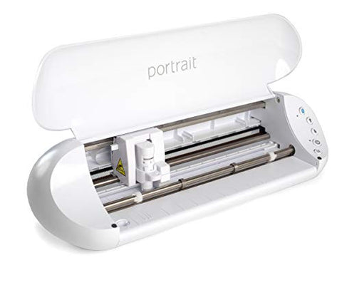 Silhouette Portrait 3 with Bluetooth Wireless Cutting, 8x12” Cutting mat, AutoBlade 2, 50 Designs, Silhouette Studio Software and The Silhouette Go App