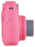 Fujifilm Instax Mini 9 Instant Camera (Flamingo Pink), 6 Single Pack Instant Film (60 Sheets), and Instax Groovy Case Bundle