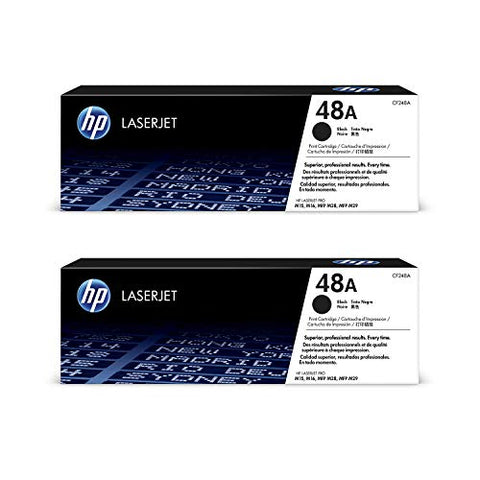 HP 48A | CF248A | Toner Cartridge | Black - 2 Pack