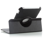 MoKo(TM) 360 Degree Rotating Cover Case for Barnes & Noble Nook Full HD 7" Inch Tablet, Black (with Vertical and Horizontal Stand, and Smart Cover Auto Sleep/Wake Function)-