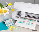 Silhouette Portrait 3 with Bluetooth Wireless Cutting, 8x12” Cutting mat, AutoBlade 2, 50 Designs, Silhouette Studio Software and The Silhouette Go App