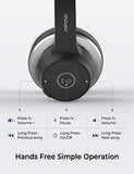 Mpow Bluetooth Headset V5.0 with Dual Microphone, Wireless PC Headphones,CVC8.0 Noise Canceling, On Ear for Computer,Cell Phone, Call Center, Office, Skype, 22 H Talk Time,Soft Earpad (Wired Optional)