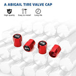A ABIGAIL Tires Valve Stem Caps for Jeep Grand Cherokee Wrangler Compass Cherokee Renegade Patriot Grand Comander Decoration Accessories