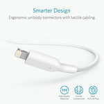 Anker Powerline II Lightning Cable (6ft), Probably The World's Most Durable Cable, MFi Certified for iPhone Xs/XS Max/XR/X / 8/8 Plus / 7/7 Plus / 6/6 Plus (White)