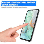 Huawei P30 Pro Case, ZHIKE Magnetic Adsorption Case Front and Back Tempered Glass Full Screen Coverage One-piece Design Flip Cover for Huawei P30 Pro (Clear Black)