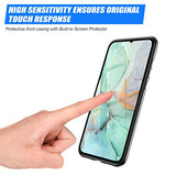 Huawei P30 Pro Case, ZHIKE Magnetic Adsorption Case Front and Back Tempered Glass Full Screen Coverage One-piece Design Flip Cover for Huawei P30 Pro (Clear Black)