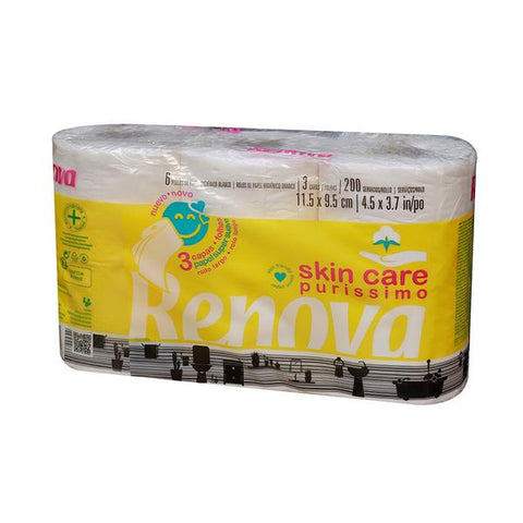 Papel higiénico renova paquete de 6