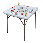 Mesa plástica de domino