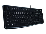 Logitech, Modelo: K120, Inglés, USB, Uso: Regular, Código: 920-002478, Keyboard, Teclado