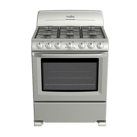 Estufa a gas 30" silver, Mabe