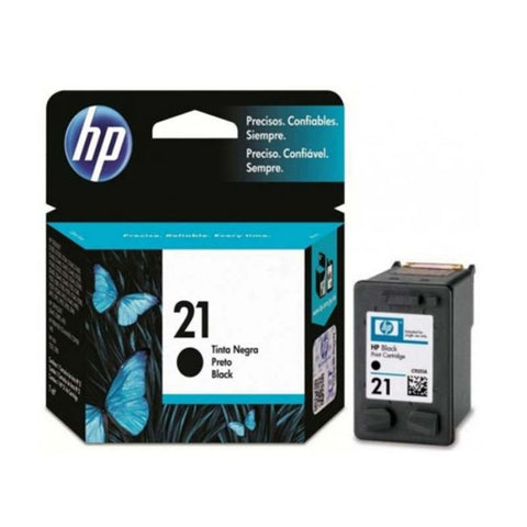 Marca: HP, CONSUMIBLES PARA IMPRESIÓN, Cartucho de tinta HP 21 negra Original (C9351AL)