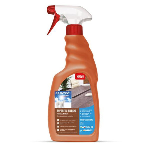 Limpieza de madera y cuero 500ml, Sanitec