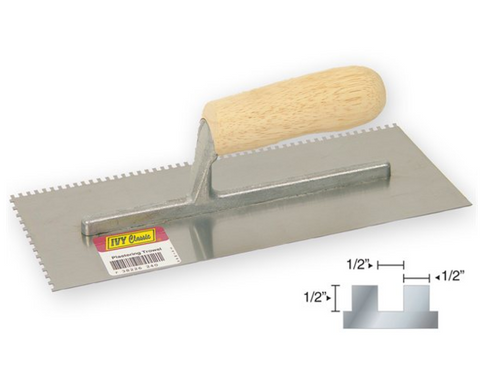 Llana dentada ivy classic de 11" x 4-1/2" x 1/2", Ivy classic