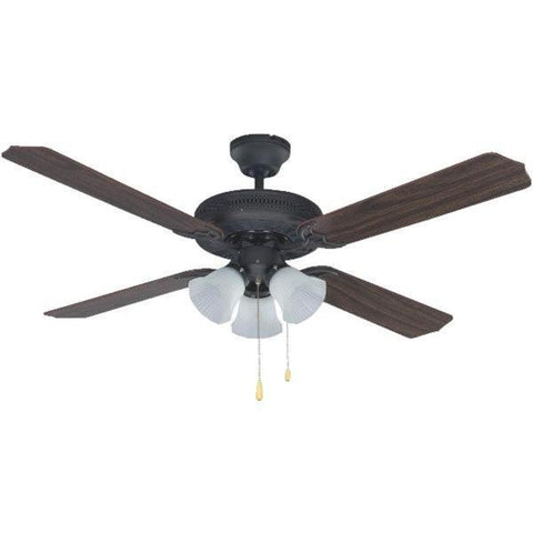 Abanico de techo de 52" chateau bronce, Home impressions