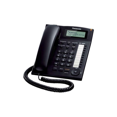 Marca: PANASONIC, TELÉFONOS ALÁMBRICOS, TELÉFONO ALÁMBRICO ITS PANASONIC KX-TS880-NEGRO