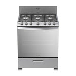 Estufa whirlpool a gas de 30" gris phf horno con luz, Whirlpool