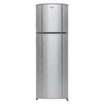 Refrigeradora 9p3 top mount silver sin dispensador, Whirlpool