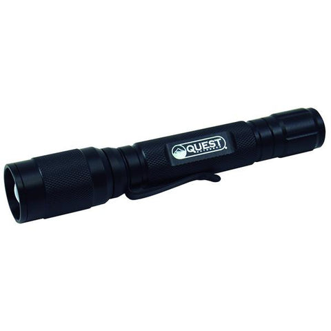 Linterna led de 3w clip aluminio 2aa 140 lumens, Quest