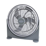 Abanico circular de piso 16" 3 velocidades (gris), Genaire