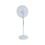 Abanico blanco de pedestal de 16", Genaire