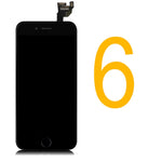 Screen Replacement for iPhone 6 Black 4.7" LCD Display Touch Digitizer Frame Assembly Full Repair Kit, with Home Button, Proximity Sensor, Ear Speaker, Front Camera, Screen Protector, Repair Tools