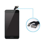 for iPhone 6s Plus Touch Screen Replacement - Yodoit LCD Display Digitizer Glass Full Assembly with Small Parts Camera Proximity Sensor Home Button Earpiece Speaker 3D Touch + Tool (5.5 inches Black)
