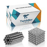Twiddler Toys Magnetic Balls 5mm 216pcs with Storage Bag – Satisfying Fidget Magnets Desk Toy for Adults