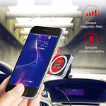 DOCA Magnetic Wireless Car Charger, QI Wireless Car Charger Air Vent Mount Holder for i Phone XR,XS,Max,X,8,8P, Samsung Galaxy Note 8 S8/S8 Plus S7 Edge and All Wireless Enabled Devices