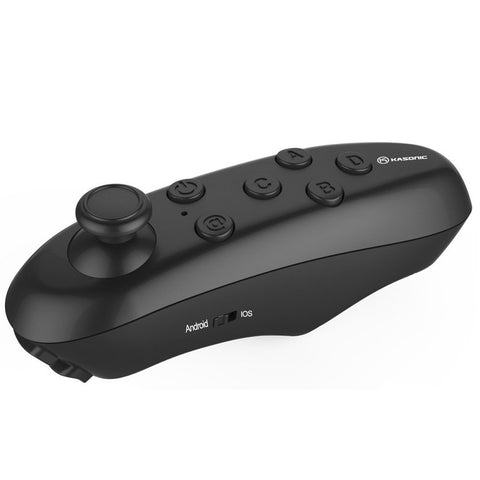 VR Glasses Bluetooth Remote Controller, Kasonic Wireless Support Virtual Reality Headset Glasses for iPhone,Samsung,iOS or Android Smartphones