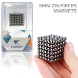 Twiddler Toys Magnetic Balls 5mm 216pcs with Storage Bag – Satisfying Fidget Magnets Desk Toy for Adults