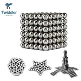 Twiddler Toys Magnetic Balls 5mm 216pcs with Storage Bag – Satisfying Fidget Magnets Desk Toy for Adults