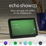 Echo Show 8 -- HD smart display with Alexa – stay connected with video calling - Charcoal