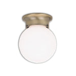 Lámpara de techo 60 watts globo bronce antiguo, Westinghouse