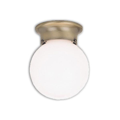 Lámpara de techo 60 watts globo bronce antiguo, Westinghouse