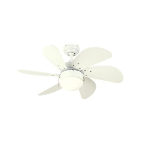 Abanico blanco de techo modelo turbo swirl de 30”, Westinghouse