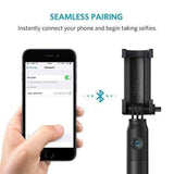 Selfie Stick, Anker Bluetooth Highly-Extendable and Compact Handheld Monopod with 20-Hour Battery Life for iPhone X/8/8 Plus/7/7 Plus/Se/6s/6/6 Plus, Galaxy S8/S7/S6/Edge, LG G5, Pixel 2 and More