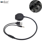 Moker Bluetooth Music Streaming Adaptor for BMW,Mini Coopers,Works with Apple Android Bluetooth Capable Devices - Premium CSR Chipset Enjoy HiFi Music