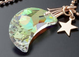 Kisaragi Cell Phone Strap 031 Crescent - Crystal Aurora (Gold Court)
