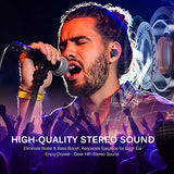 TOZO T10 Bluetooth 5.0 Wireless Earbuds with Wireless Charging Case IPX8 Waterproof TWS Stereo Headphones in Ear Built in Mic Headset Premium Sound with Deep Bass for Sport Blue