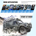 LED Light Bar YITAMOTOR 4 Pack 24 inches 120W Spot Flood Combo LED Work Light Fog Driving Light Off Road Light Bar Compatible for Pickup, Jeep, SKU, ATV, 4x4, Tractor, Truck, Boat, Car