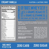 Isopure Zero Carb, Vitamin C and Zinc for Immune Support, 25g Protein, Keto Friendly Protein Powder, 100% Whey Protein Isolate, Flavor: Creamy Vanilla, 3 Pounds (Packaging May Vary)