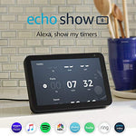 Echo Show 8 -- HD smart display with Alexa – stay connected with video calling - Charcoal