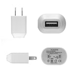 Podofo US Plug USB Power Charger AC Adapter For Amazon Kindle 3 4 5, Amazon Kindle paperwhite 2 3 (White)
