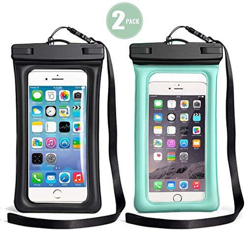 TeaTronics Floating Waterproof Case,Waterproof Phone Case IPX8 Waterproof Phone Pouch Available TPU Clear Dry Bag
