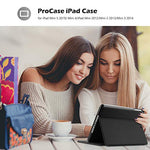 ProCase iPad Mini Case for iPad Mini 5 2019/ Mini 4, Mini 1 2 3, Slim Stand Protective Folio Case Smart Cover for iPad Mini 5/4/3/2/1 -Black